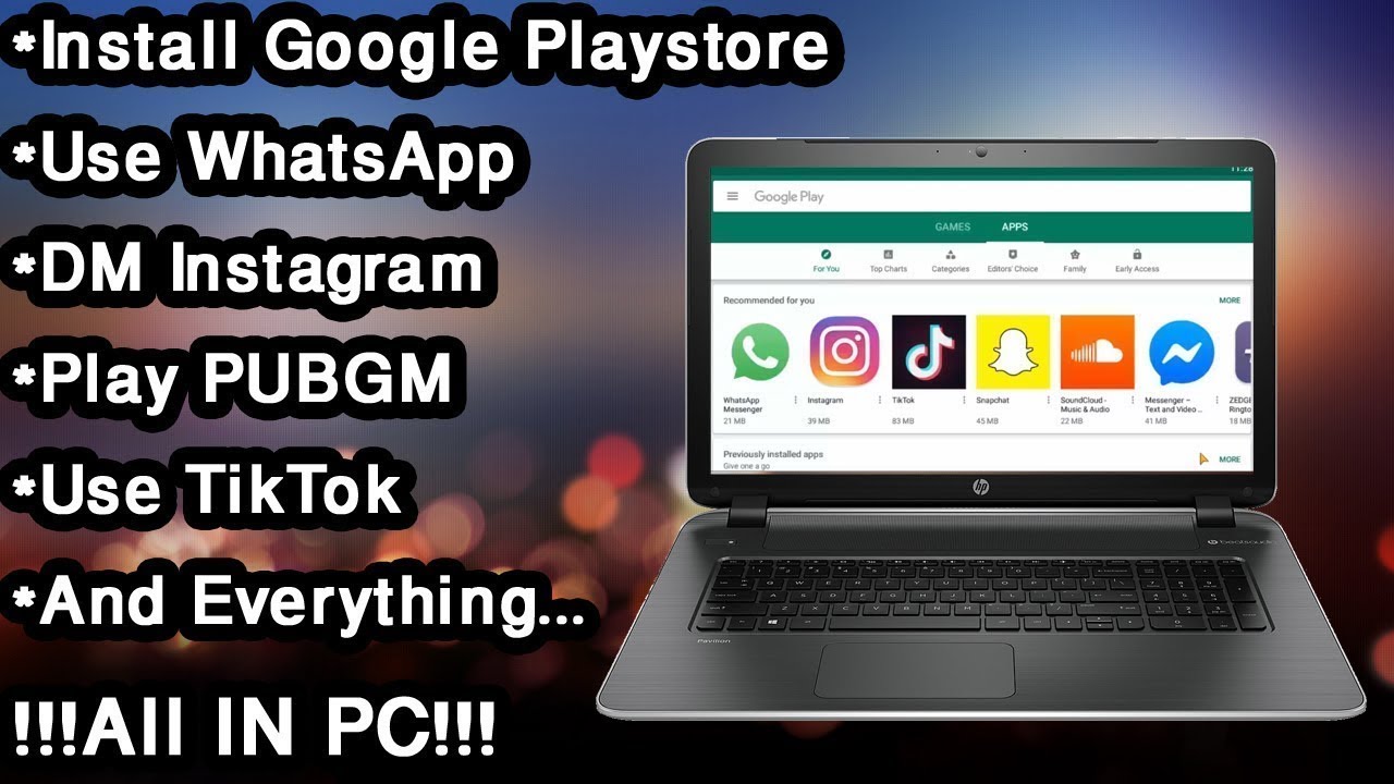 google play store for laptop free download